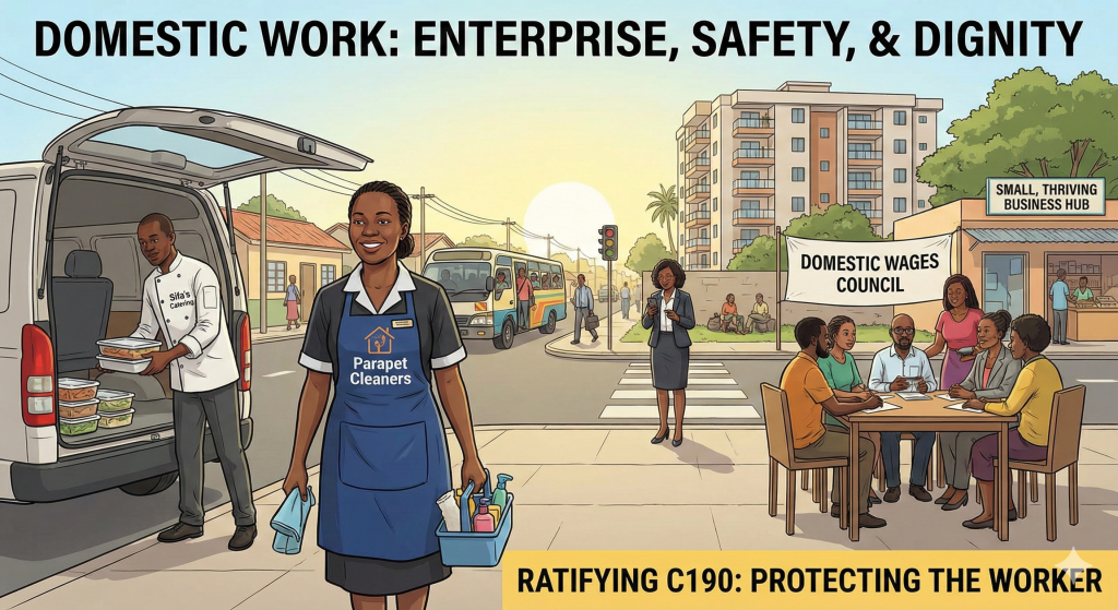 DOMESTIC WORK FOR ENTERPRISE DEVELOPMENT AND SAFETY